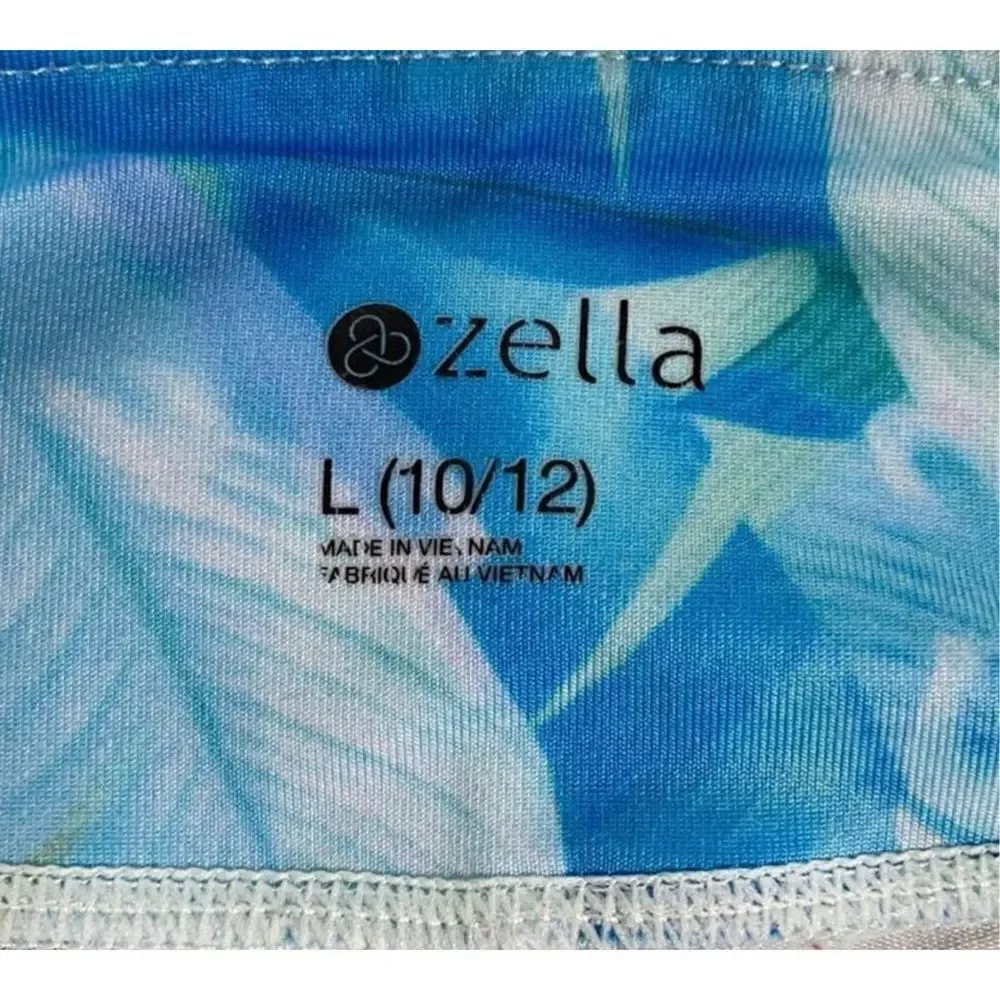 Zella Girls Print Crossover Crop Leggings Size 10/12